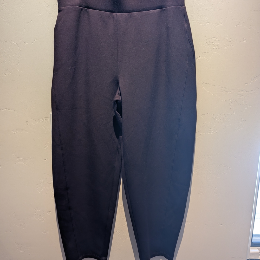 NWT Brown SPANX Air Essentials Barrel Pant In Truffle Brown, Size L